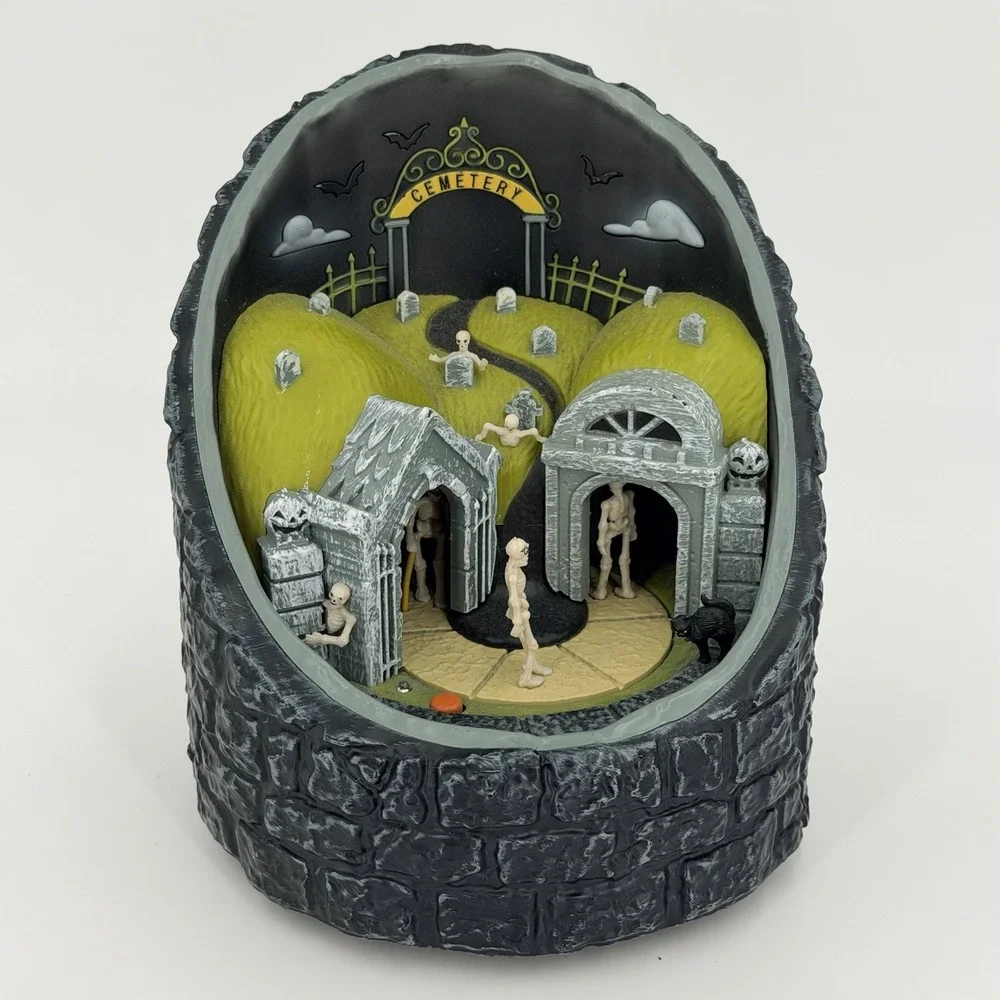 Animated Graveyard Scene Halloween Lights Music Cemetery Decor Hyde & Eek Target